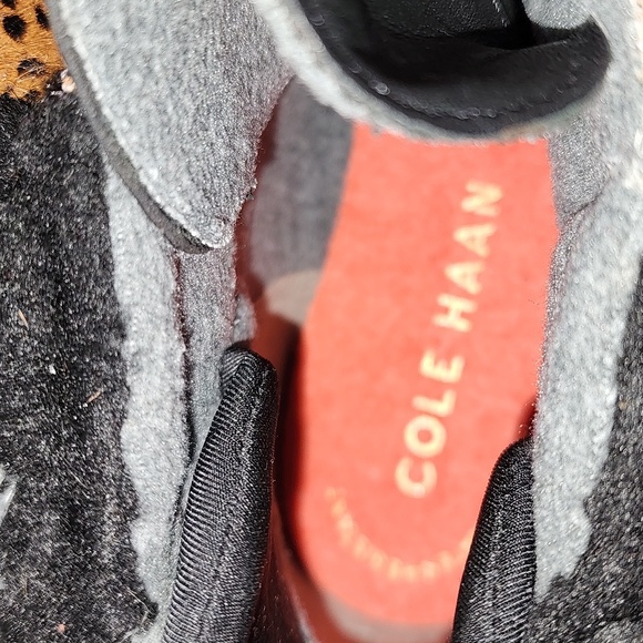 Cole Haan Nantucket Rugged Real Fur Natural Sheep Shearling Women's Booties - Picture 9 of 13